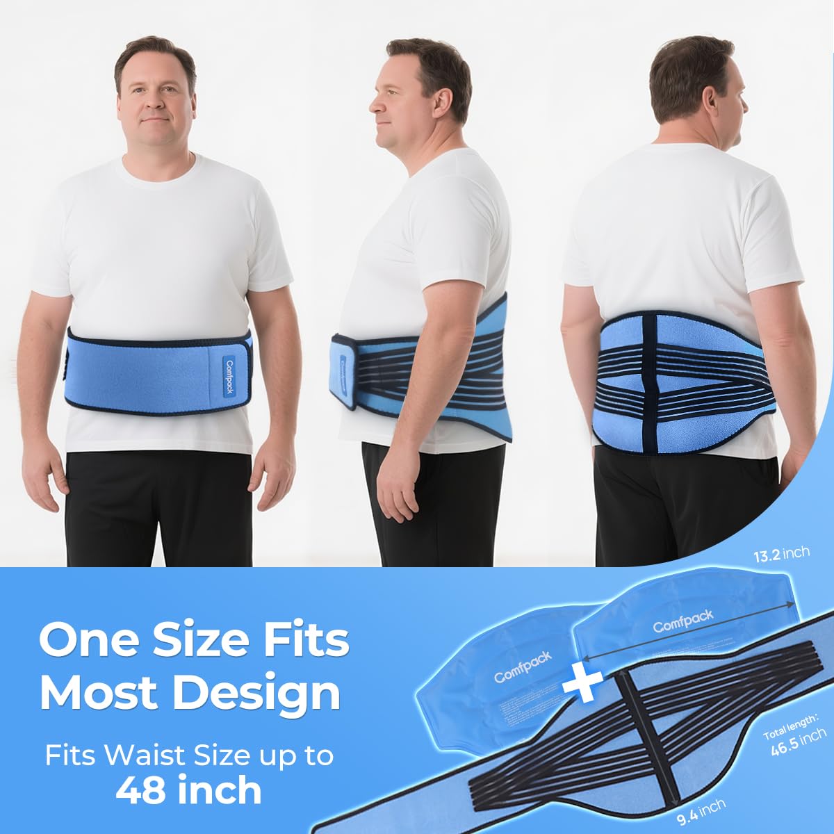 Comfpack: étui-rangement inclus pour prolonger l’utilisation et l’hygiène.
