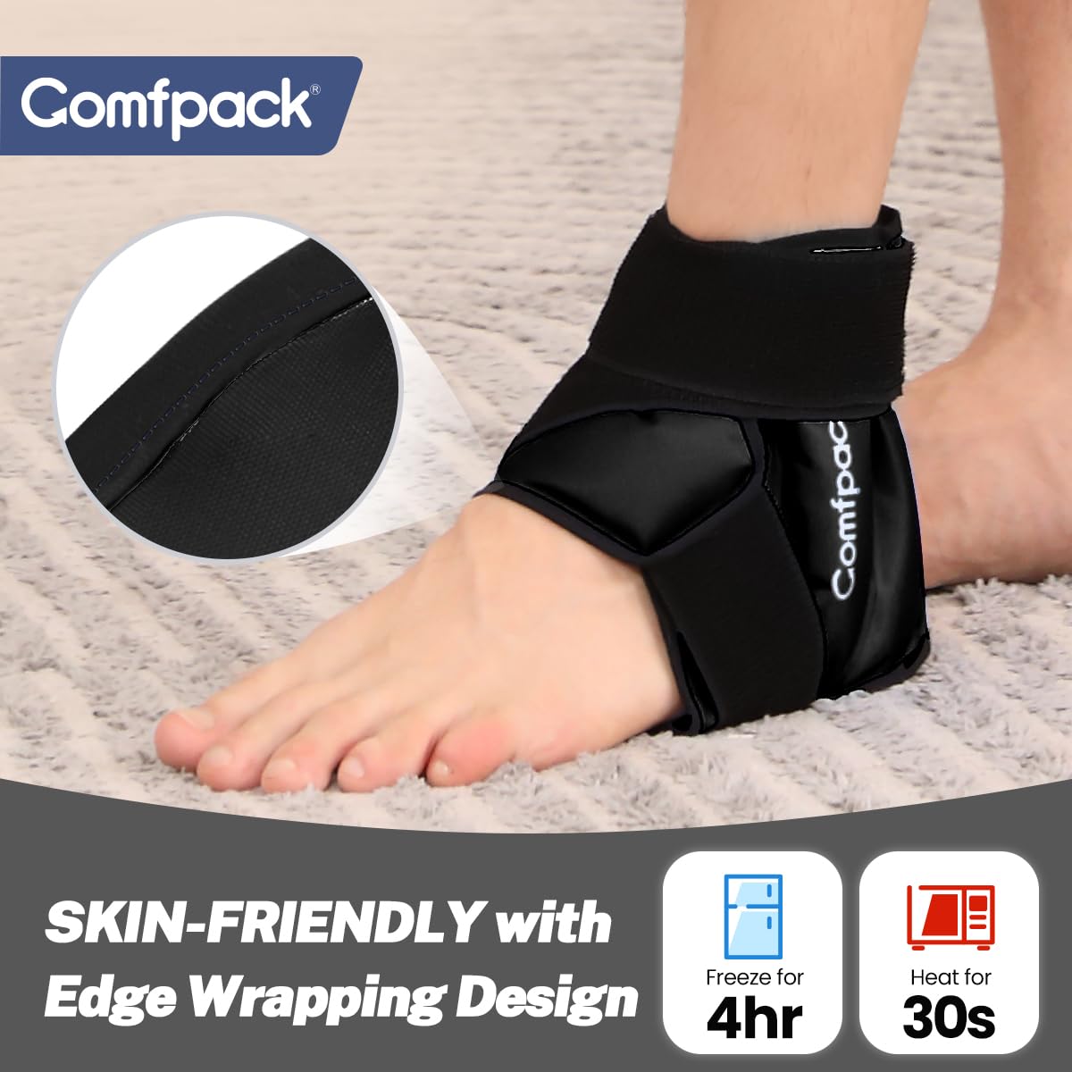 Comfpack étui de rangement refermable, protège et prolonge l’usage.