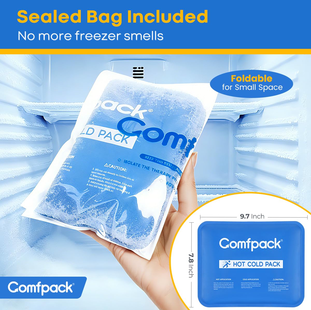 Comfpack etui rangement, sac pratique inclus pour le stockage.