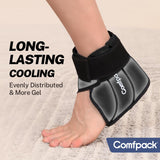 Comfpack fermeture sécurisée, maintien fiable autour de la cheville.