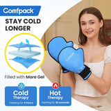 Gants Comfpack glace mains, emballage de rangement pratique pour prolonger l'usage.