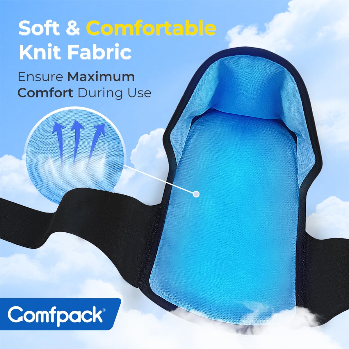 Gel Comfpack: refroidissement durable pour soulagement ciblé