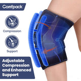 Attelle genou Comfpack, réglage anti-glissement idéal pour le sport