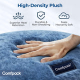 Genou chauffant Comfpack sans fil en action — liberté de mouvement à domicile.