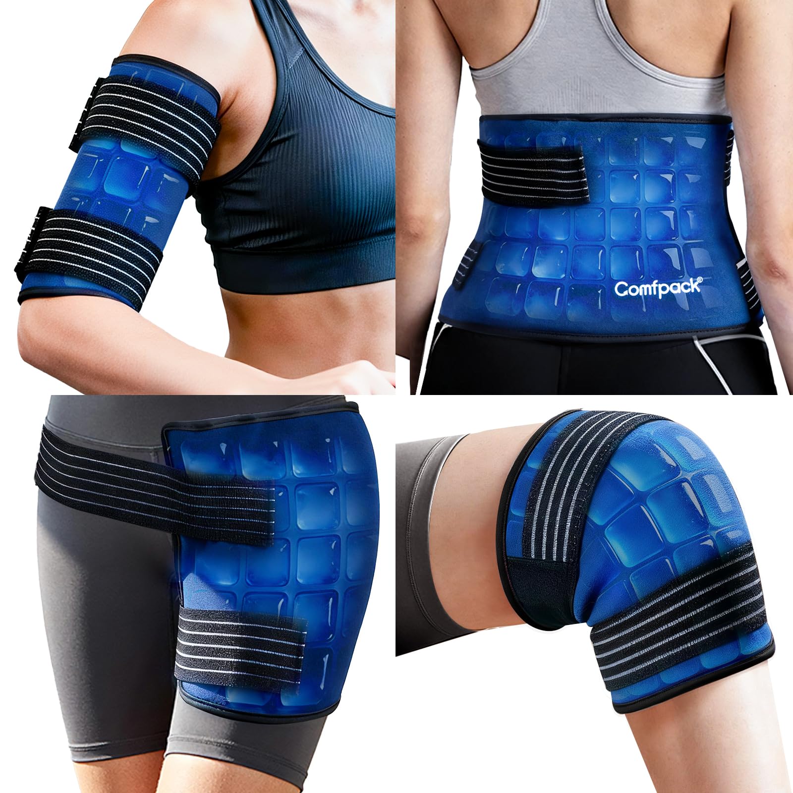 Comfpack glace réutilisable, refroidissement d'une heure pour le post-opératoire.