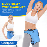 Comfpack Hanche, contour ergonomique assure un contact optimal.