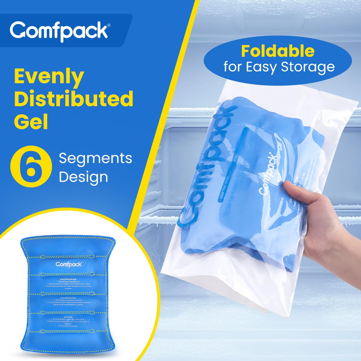 Comfpack Hanche, étui de rangement pratique prolonge l utilisation.