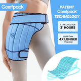 Comfpack enveloppant glacé pour hanche montre sangle large pour maintien sûr et confort.