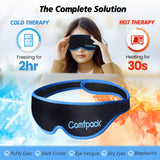 Comfpack masque oculaire idéal pour relaxation à domicile ou en voyage.