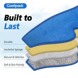 Comfpack yeux sans-fil et élastique réglable pour un ajustement pratique.