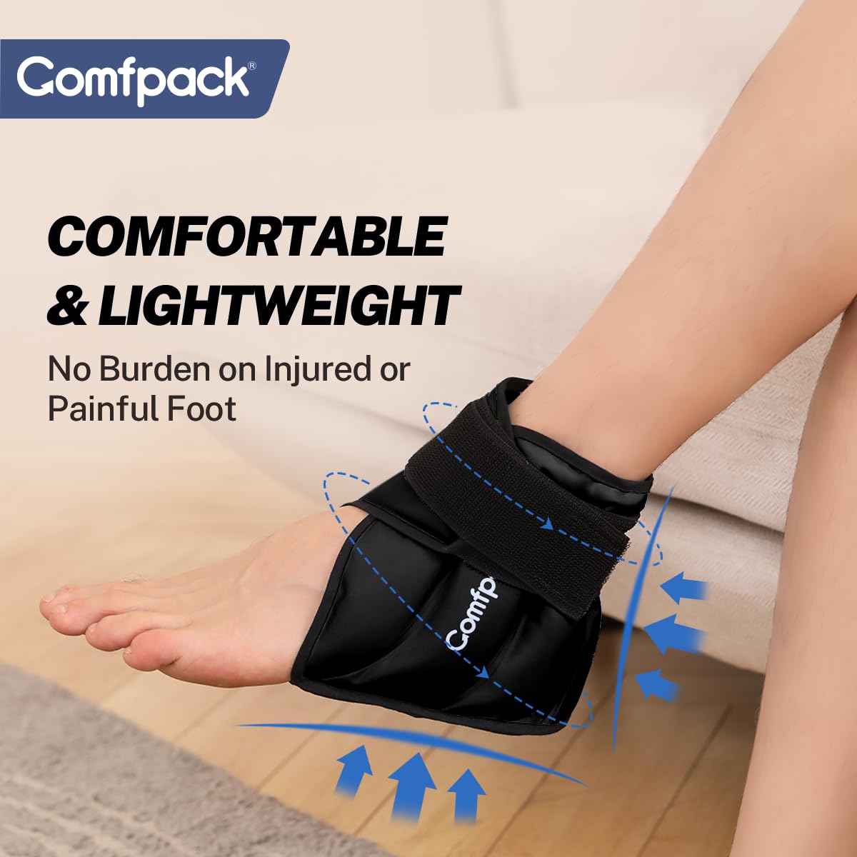 Comfpack nylon résistant, matériau anti-fuite et réutilisable.