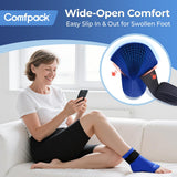 Comfpack ouverture-dos-montage, enfiler rapidement sans effort.