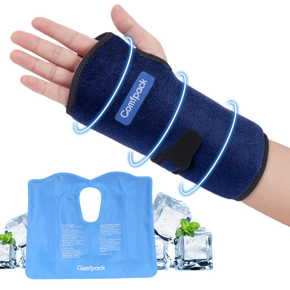 Comfpack poignet glace grand format couvre le poignet pour un refroidissement ciblé.
