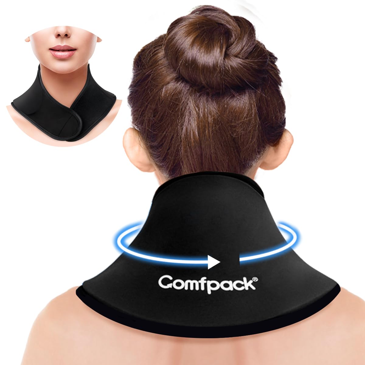 Comfpack Refroidisseur cou flexible, confort durable et contact direct sur la peau.