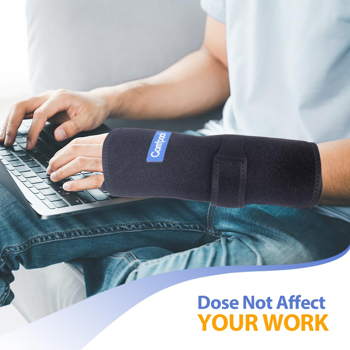 Comfpack sac rangement zippe: étui pratique pour prolonger l’usage et éviter les odeurs.