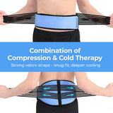 Comfpack: sangles tension double pour ajuster le maintien lombaire.