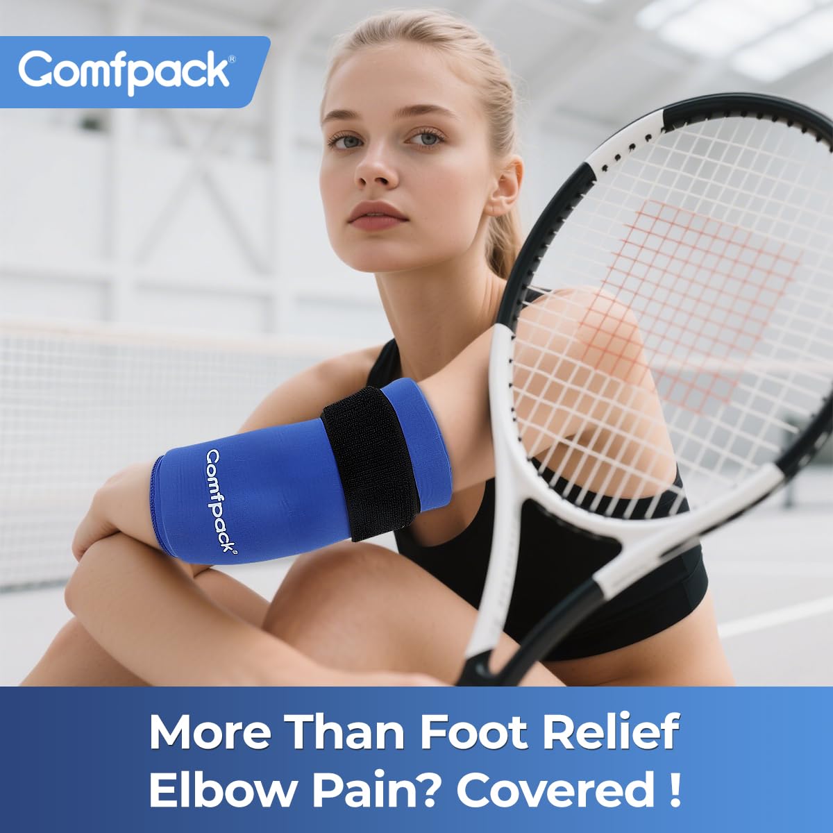Comfpack therapie-froid-chaud, couvre cheville et pied pour options variées.