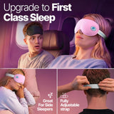 Bandeau reglable ComfyNap, ajuste facilement pour toutes les têtes.