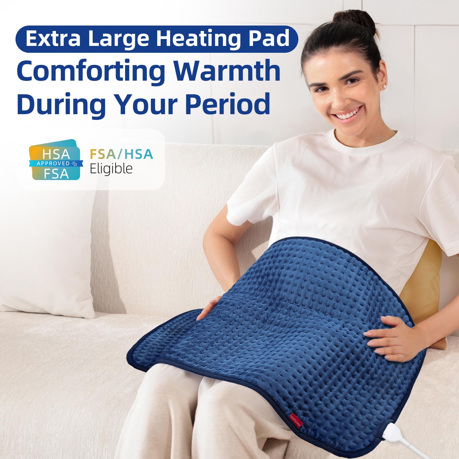 Comfytemp-3-reglages-chaleur offre un contrôle personnalisé pour le dos et les épaules.