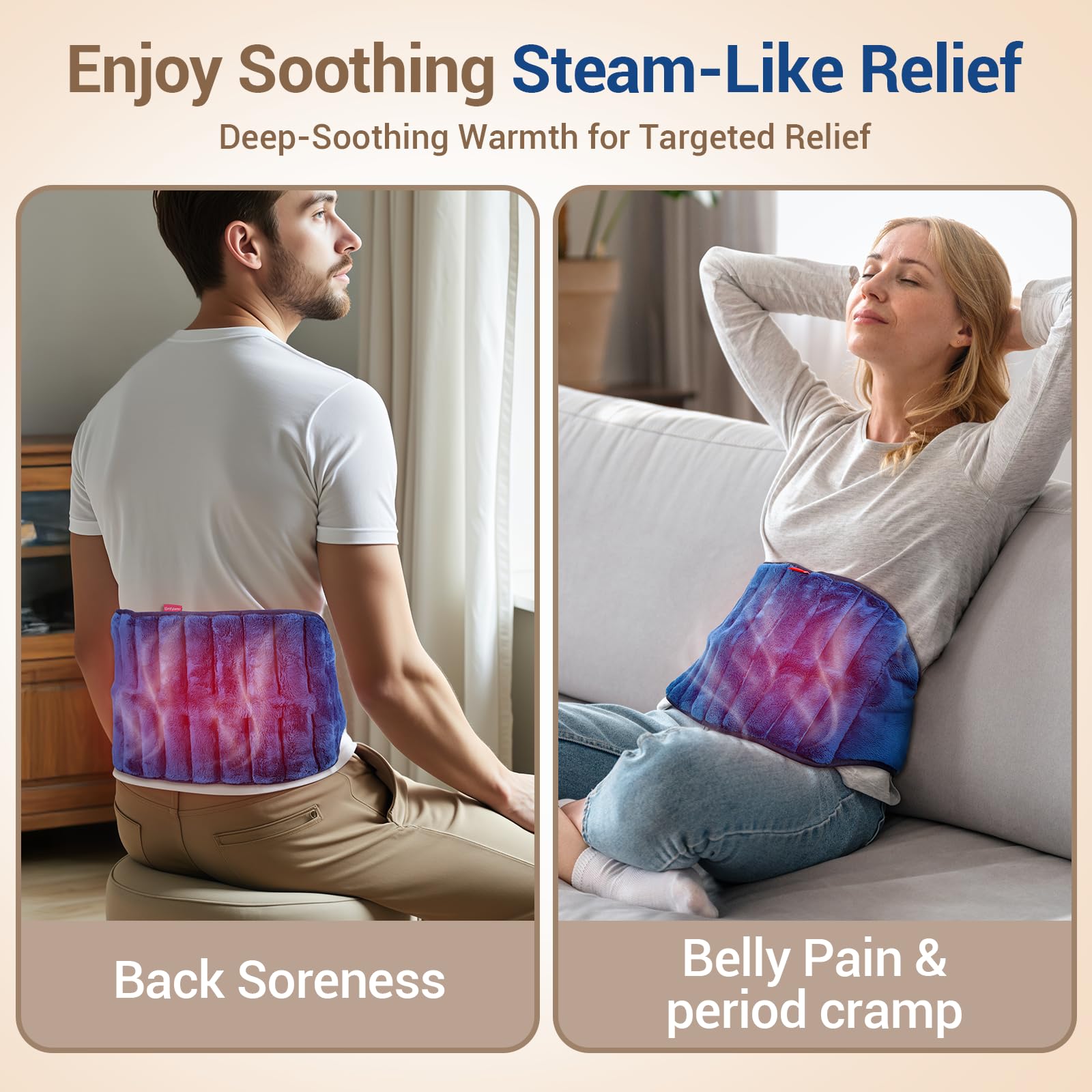 Comfytemp sangle abdominale ajustable assure un maintien confortable