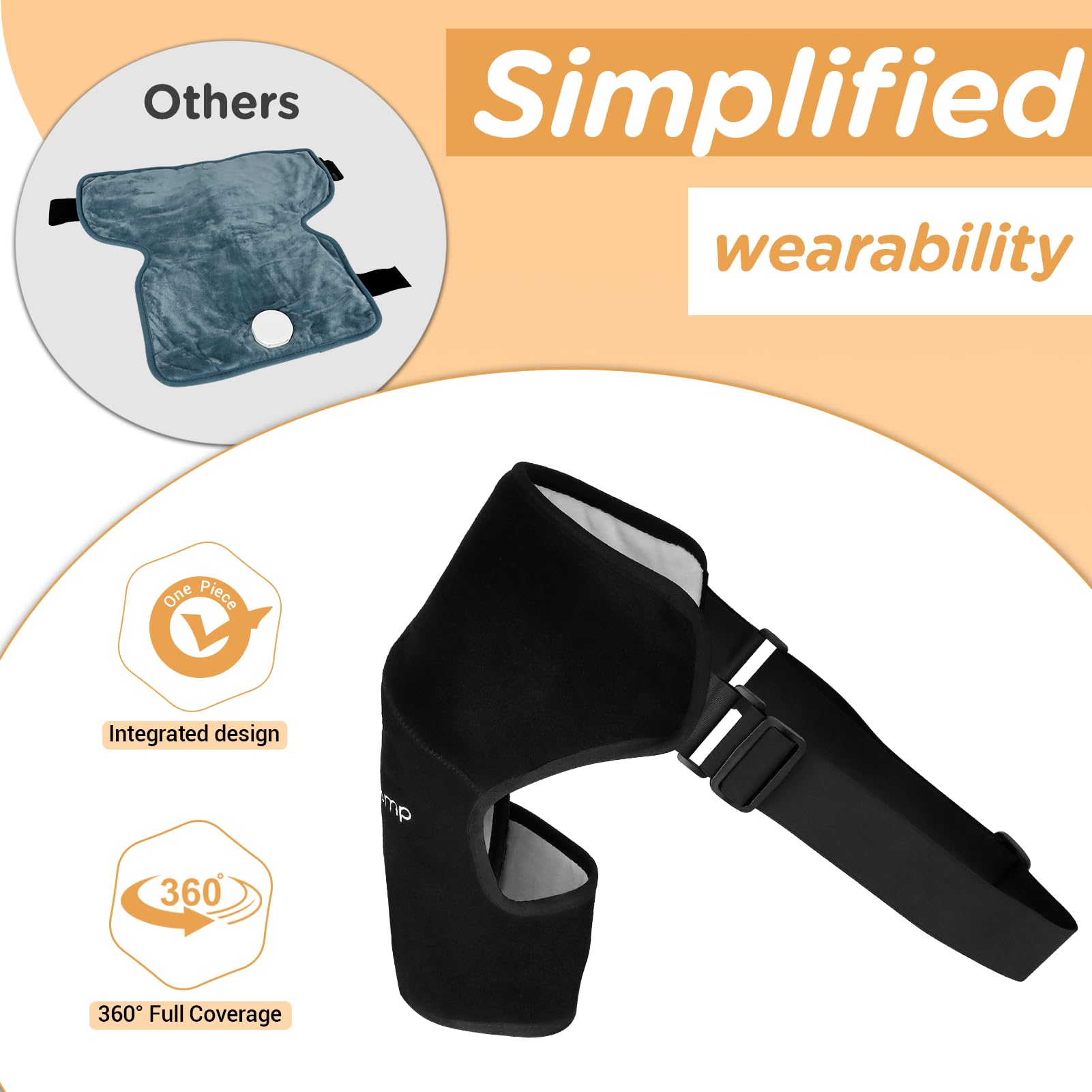 Comfytemp ajustement circonference thoracique 69-112 cm offre adaptation flexible.