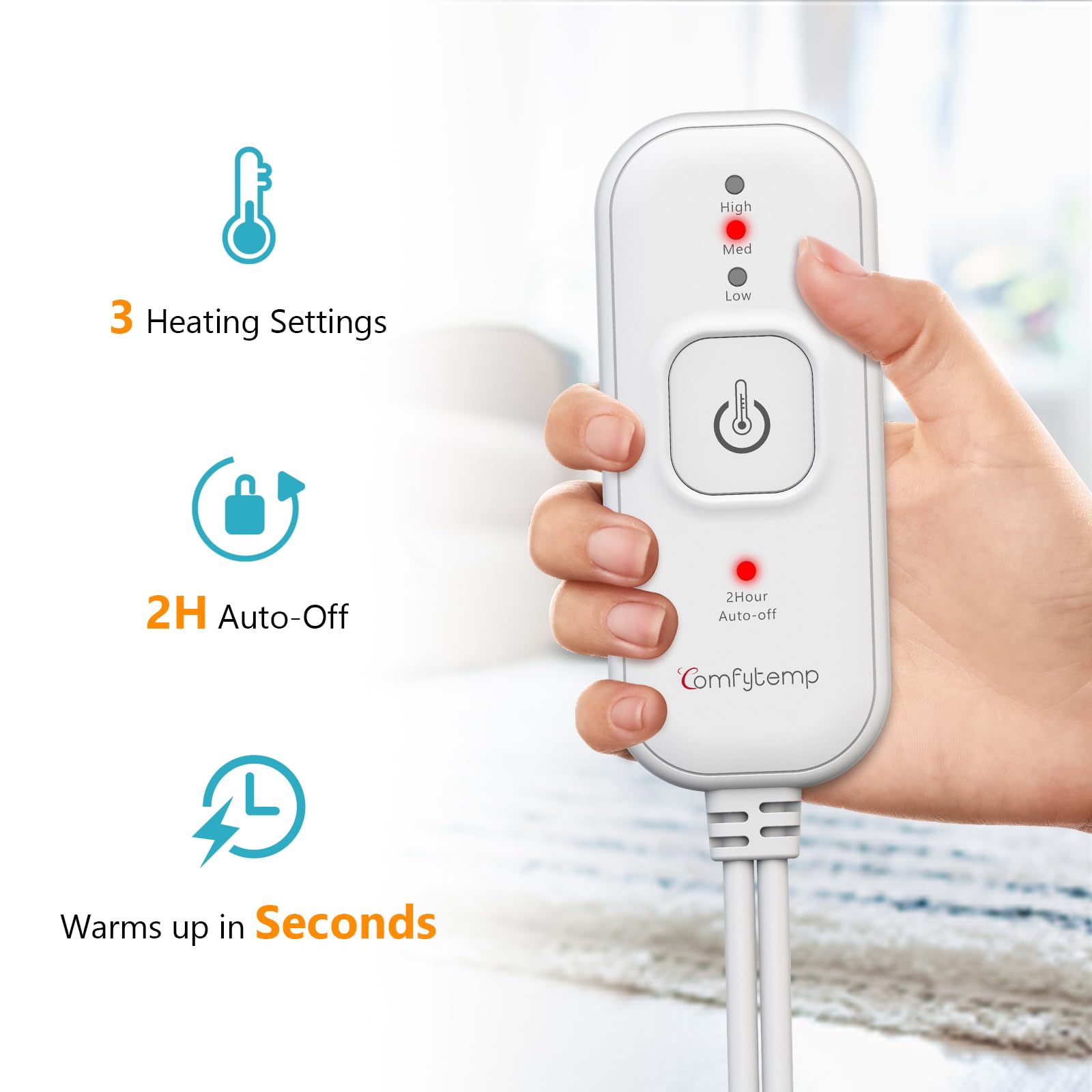 Comfytemp Application genou-dos-epaule: chaleur ciblée pour plusieurs zones