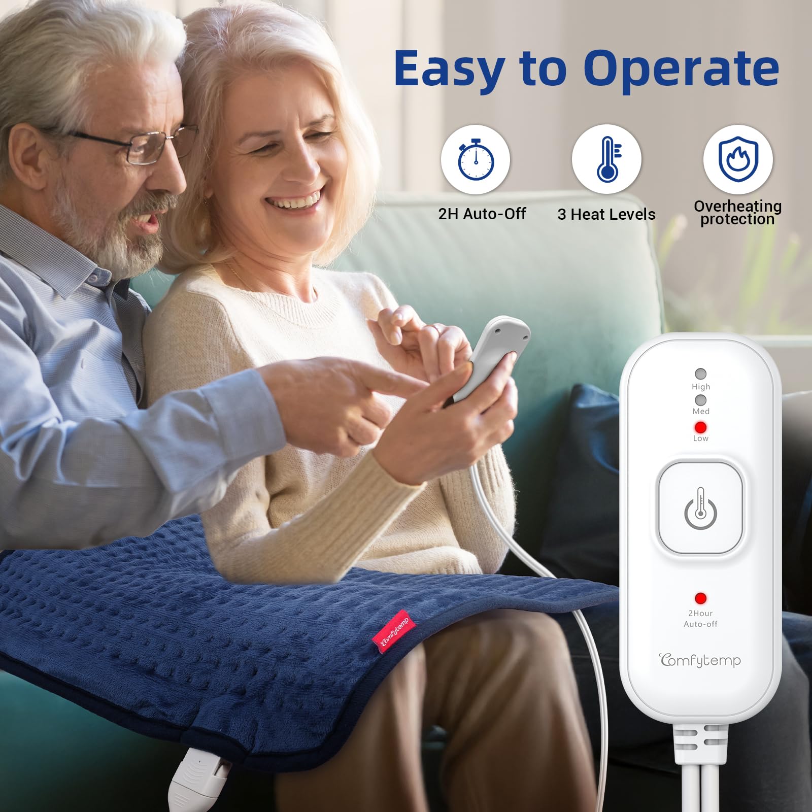 Comfytemp-arret-2h assure sécurité et tranquillité pendant l'utilisation.