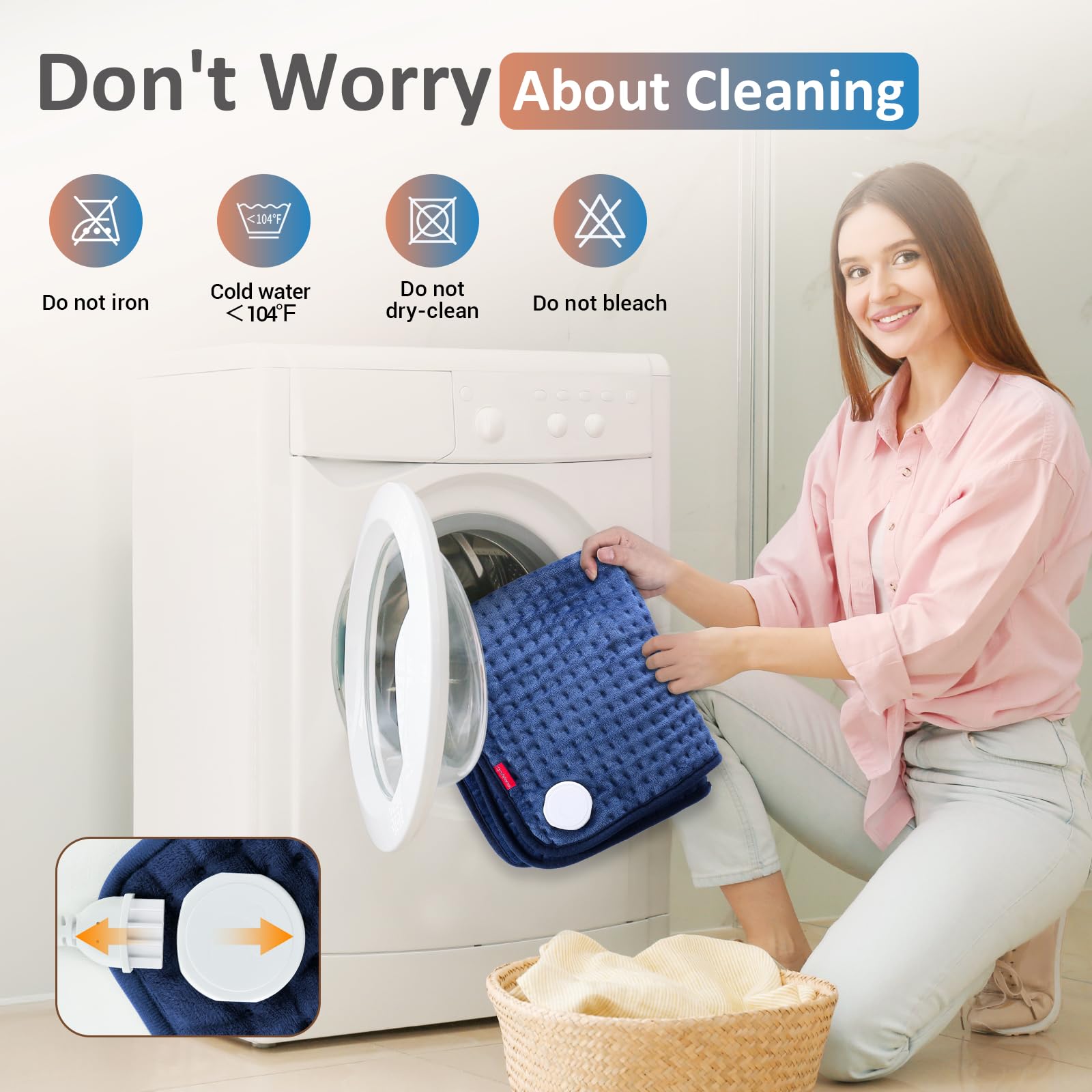 Comfytemp arrêt automatique de 2 heures, utilisation en toute tranquillité.