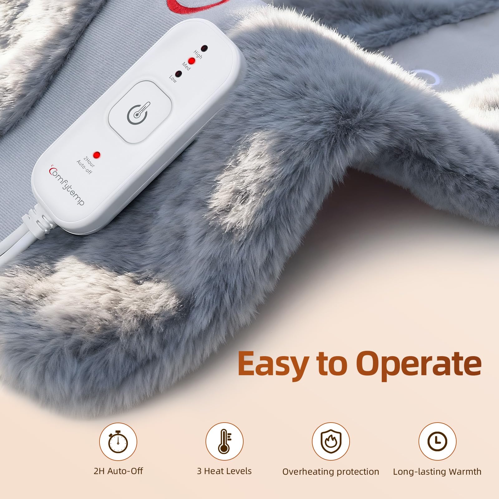 Comfytemp arrêt automatique après 2 heures pour plus de sécurité