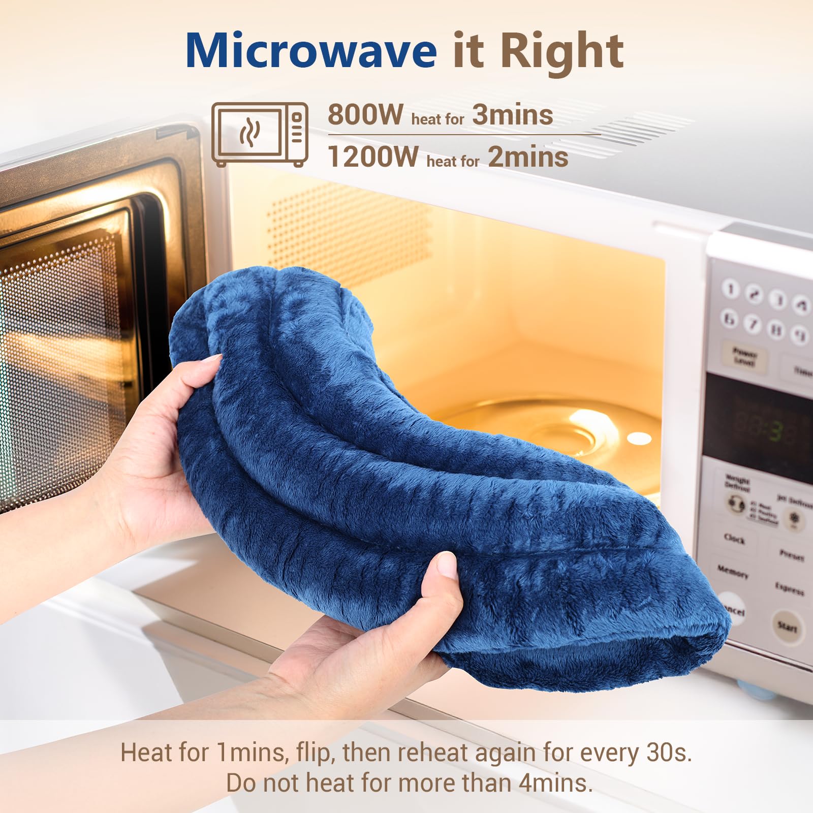 Comfytemp bande chauffante épaule et cou avec soutien ergonomique.