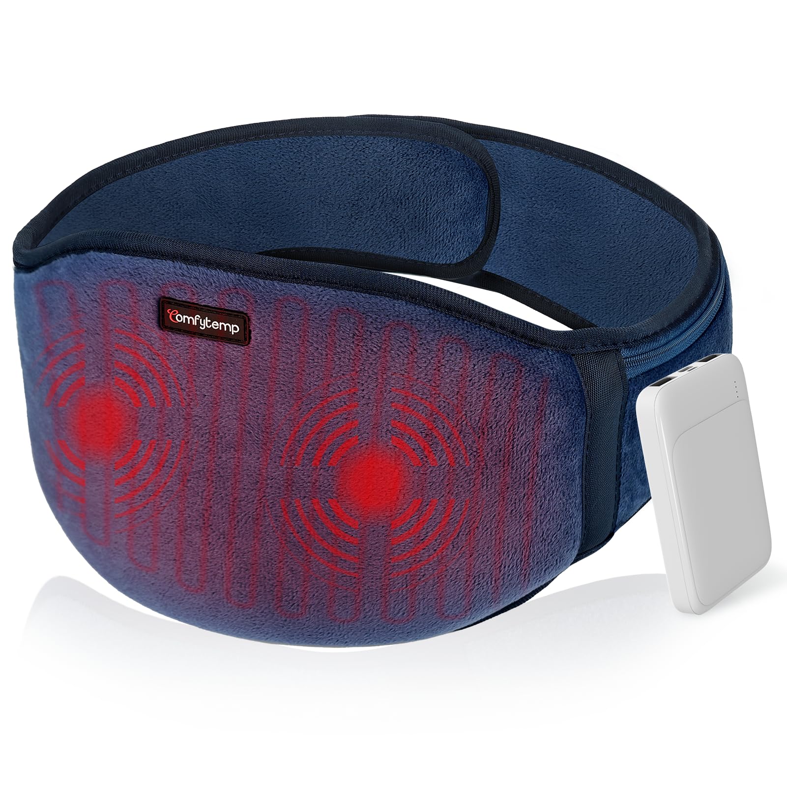 Comfytemp bande chauffante lombaire sans fil offre confort thermique en tout lieu.