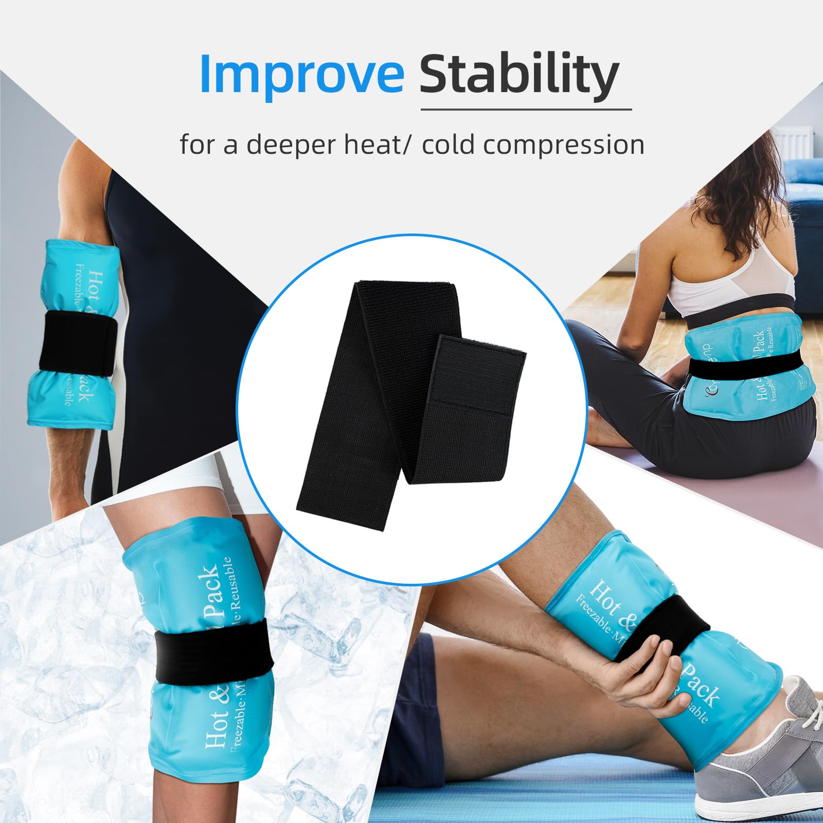Comfytemp bande-extenseur elastique 3ft-2in: longueur supplémentaire et stabilité