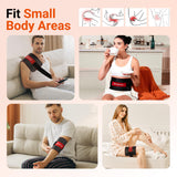 Bande rouge Comfytemp appliquée sur le dos pour détente ciblée et confort dorsal.
