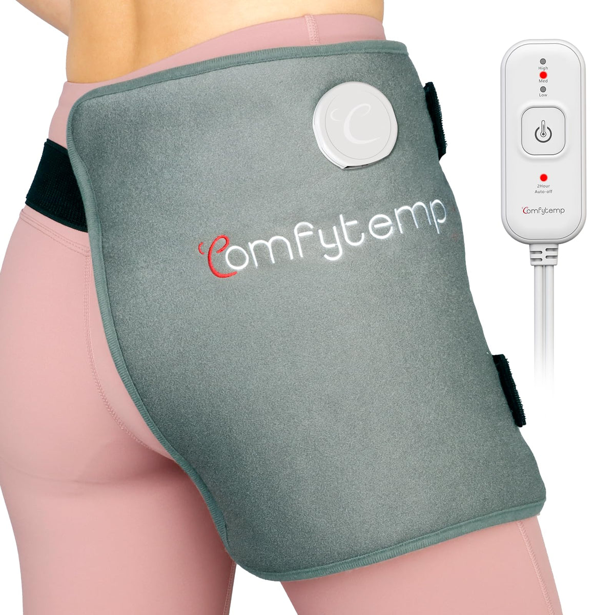 Comfytemp bandeau chauffant hanche, soulagement ciblé et chaleur réconfortante.
