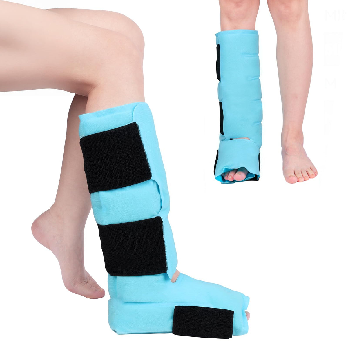 Comfytemp bandeau glace 360, couverture complète cheville et pied pour réduction du gonflement
