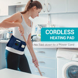 Bandes elastiques reglables dos du tapis chauffant Comfytemp pour un maintien précis