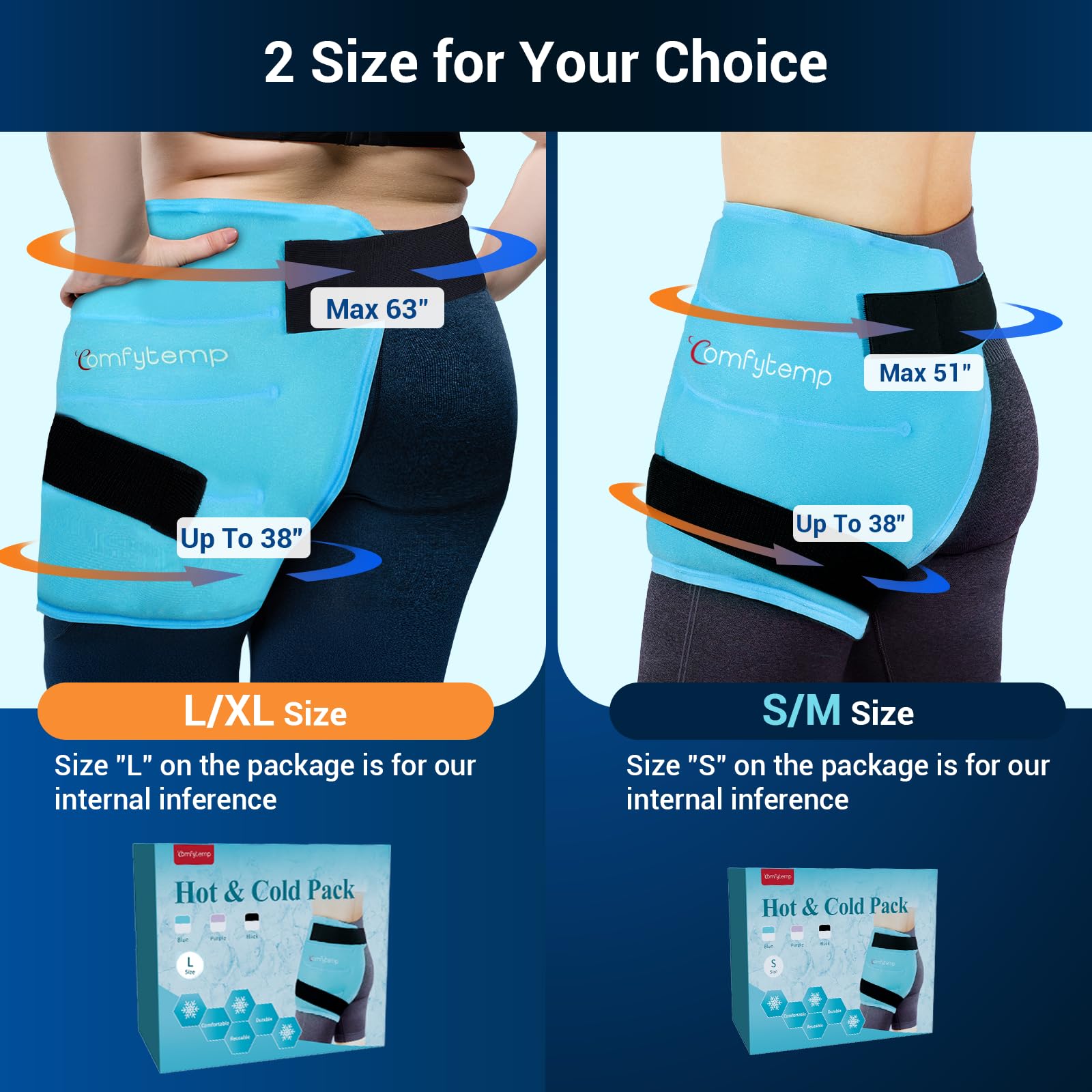 Comfytemp bandes pression reglables maintien personnalisé et libération adaptée.