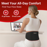 Comfytemp Ceinture sans fil avec batterie 5000mAh pour utilisation nomade.