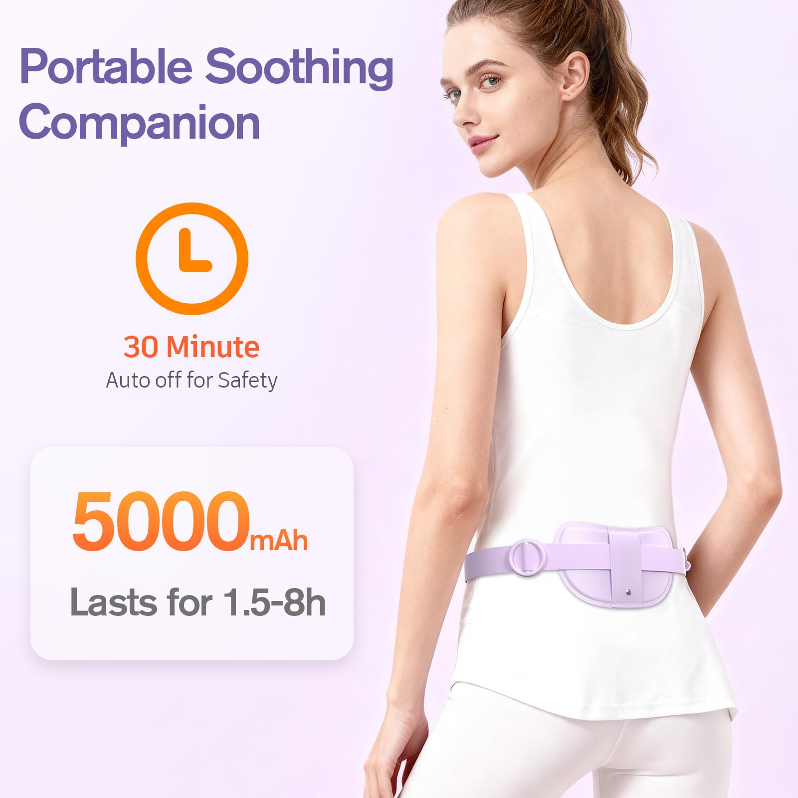 Comfytemp batterie 5000mAh : utilisation sans fil jusqu’à huit heures