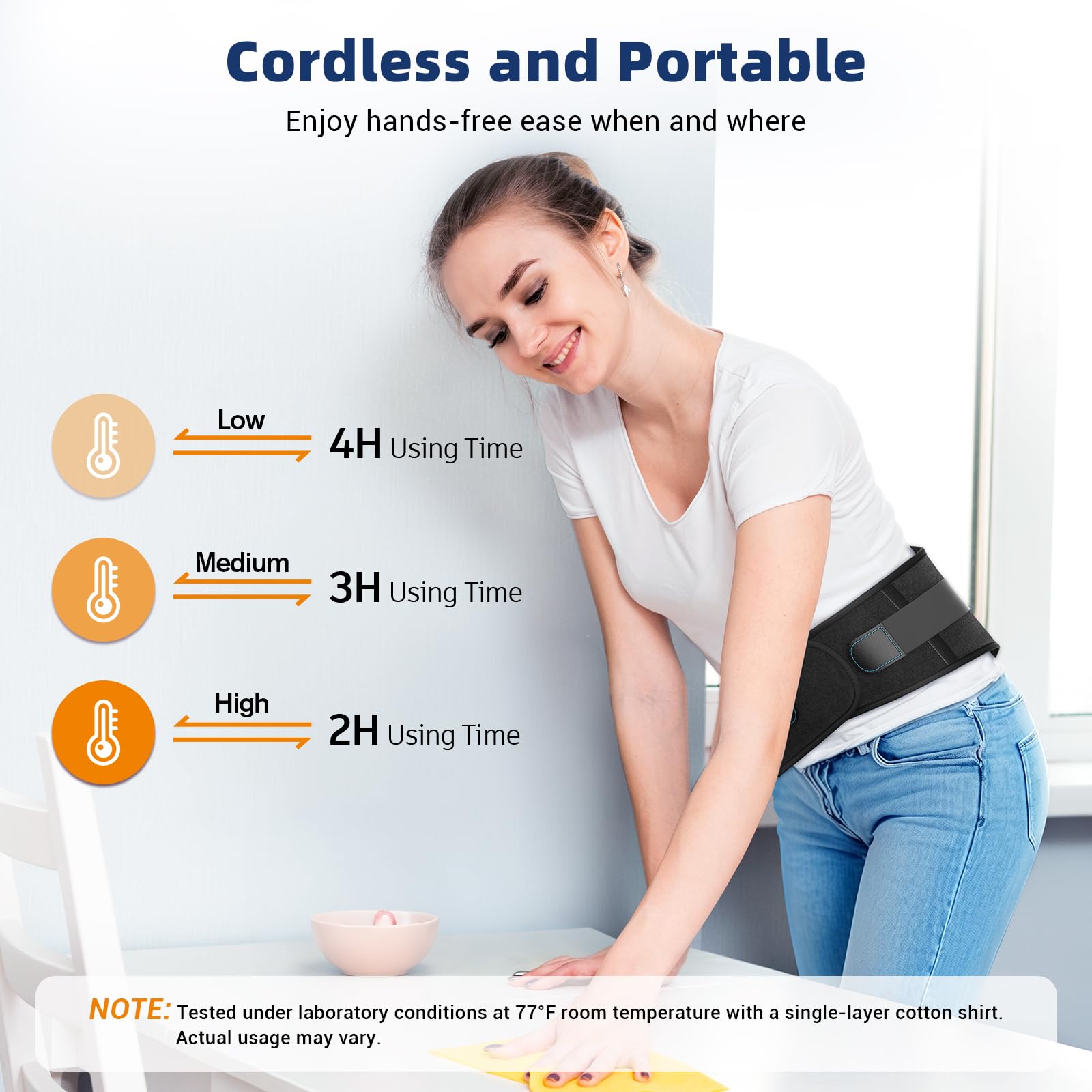 Batterie rechargeable Comfytemp 5000mAh offrant une chaleur sans fil prolongée.