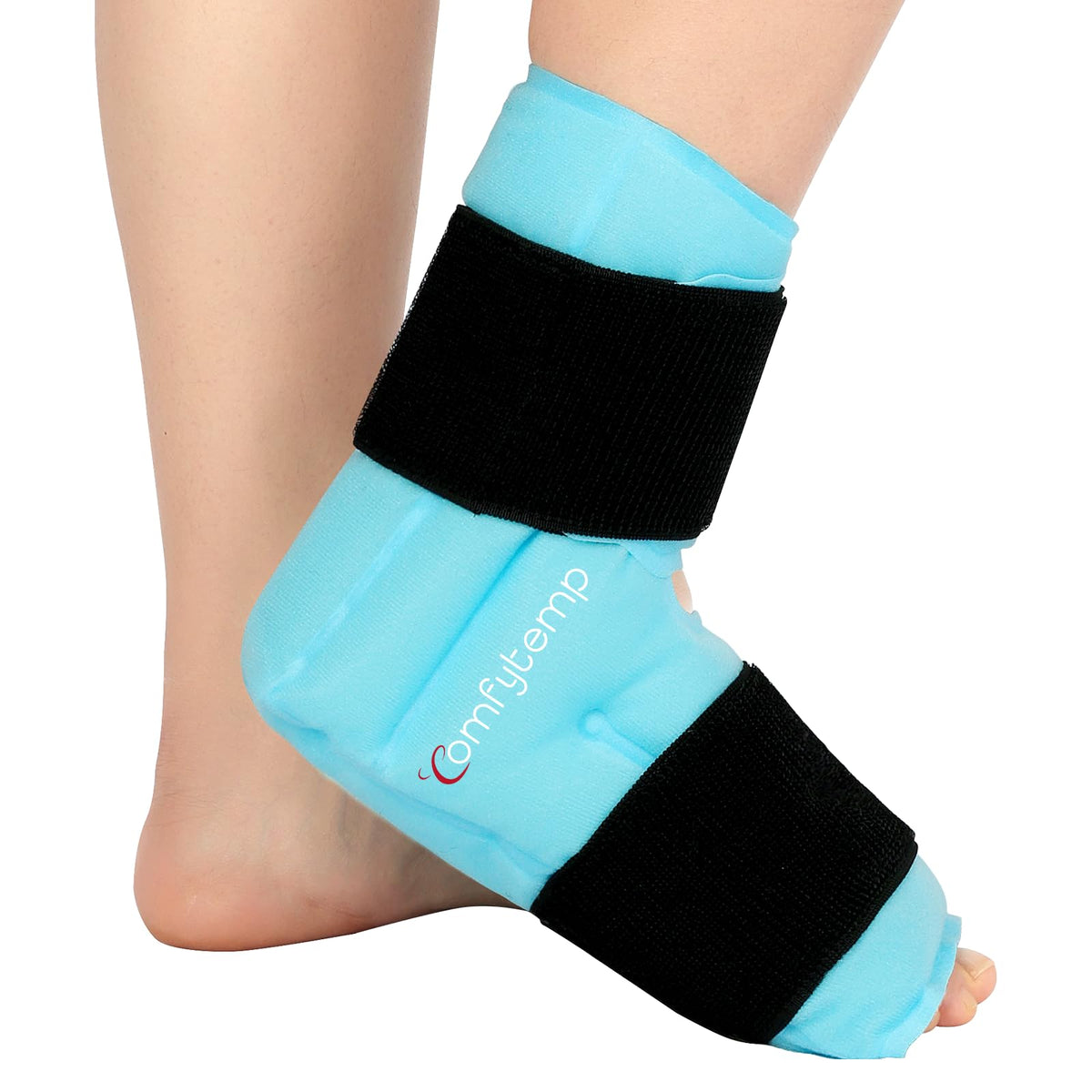 Comfytemp botte-glace-cheville – couverture complète pour refroidissement ciblé du pied.