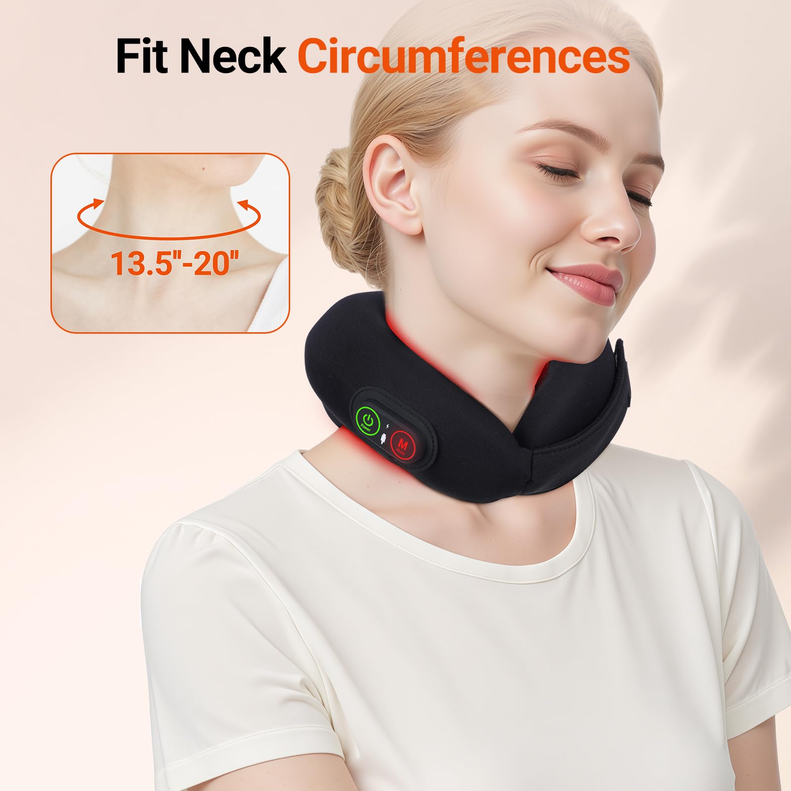 Boucle ajustable de Comfytemp s’adapte jusqu’à 20 pouces.