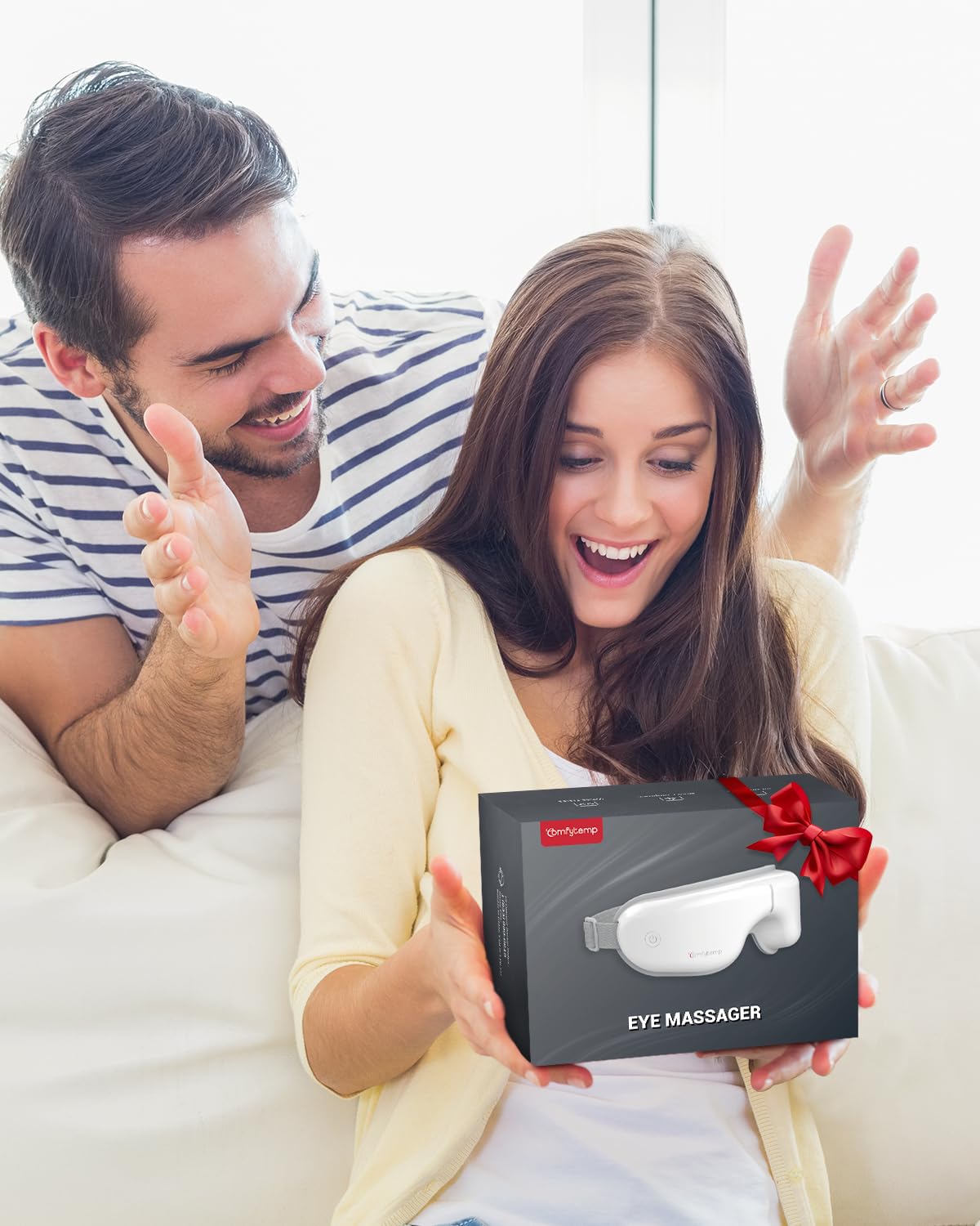 Comfytemp Cadeau Relaxation: idée cadeau pour réduire la fatigue oculaire.
