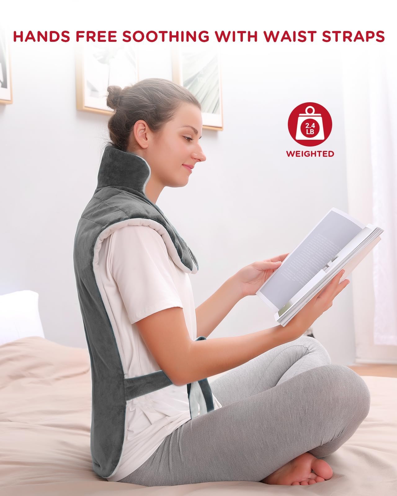 Ceinture ajustable jusqu'à 134 cm pour un grand confort Comfytemp