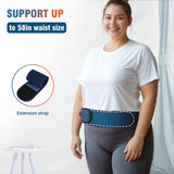 Comfytemp ceinture ajustable jusqu'à 58 pouces pour toutes les silhouettes.