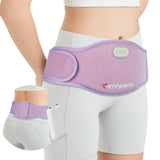 Comfytemp ceinture chauffante pour ventre et dos, chaleur ciblée et réconfort.