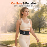 Utilisation sans fil de la ceinture Comfytemp, liberté de mouvement.