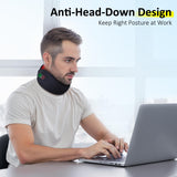Comfytemp collier cervical, vue latérale, ajustement personnalisé sur le cou