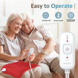 Contrôleur amovible Comfytemp facilitant le lavage du coussin chauffant.