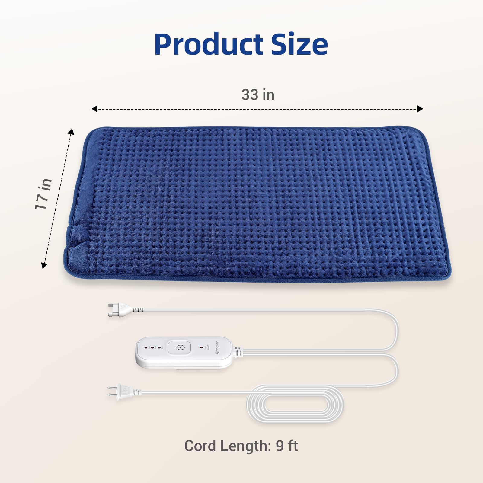 Comfytemp-cordon-detachable permet un lavage sans débrancher l'appareil.